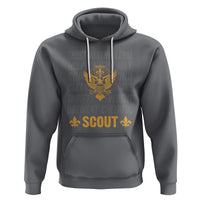 Scouting Hoodie America Flag Scouting Law Camping Outdoor Adventure - Wonder Print Shop
