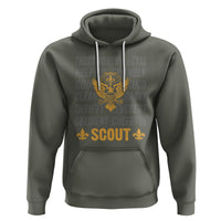 Scouting Hoodie America Flag Scouting Law Camping Outdoor Adventure - Wonder Print Shop
