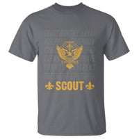Scouting T Shirt America Flag Scouting Law Camping Outdoor Adventure - Wonder Print Shop