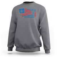 Scouting Sweatshirt America Flag Scouting Law Camping Outdoor Adventure - Wonder Print Shop