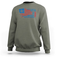 Scouting Sweatshirt America Flag Scouting Law Camping Outdoor Adventure - Wonder Print Shop