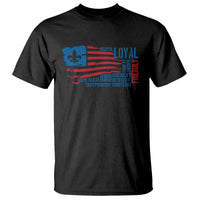 Scouting T Shirt America Flag Scouting Law Camping Outdoor Adventure - Wonder Print Shop