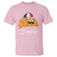 Bonjour Funny Croissant French T Shirt - Wonder Print Shop