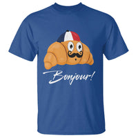 Bonjour Funny Croissant French T Shirt - Wonder Print Shop