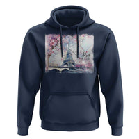 Je T'aime I Love Eiffel Paris French France Travel Hoodie - Wonder Print Shop