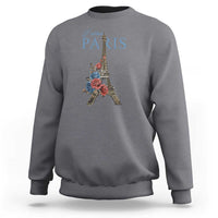 Je T'aime I Love Eiffel Paris French France Travel Sweatshirt - Wonder Print Shop