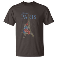 Je T'aime I Love Eiffel Paris French France Travel T Shirt - Wonder Print Shop