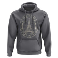 La Ville De L Amour The City Of Love Eiffel Paris France Travel Hoodie - Wonder Print Shop