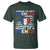 Pride Of An American Heart Of A French T Shirt - Wonder Print Shop