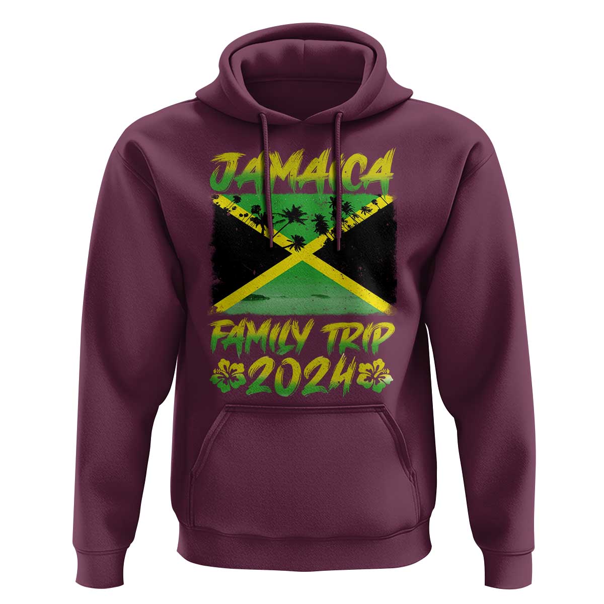 Jamaica Family Trip 2024 Hoodie Beach Vacation Matching Jamaican Caribbean - Wonder Print Shop