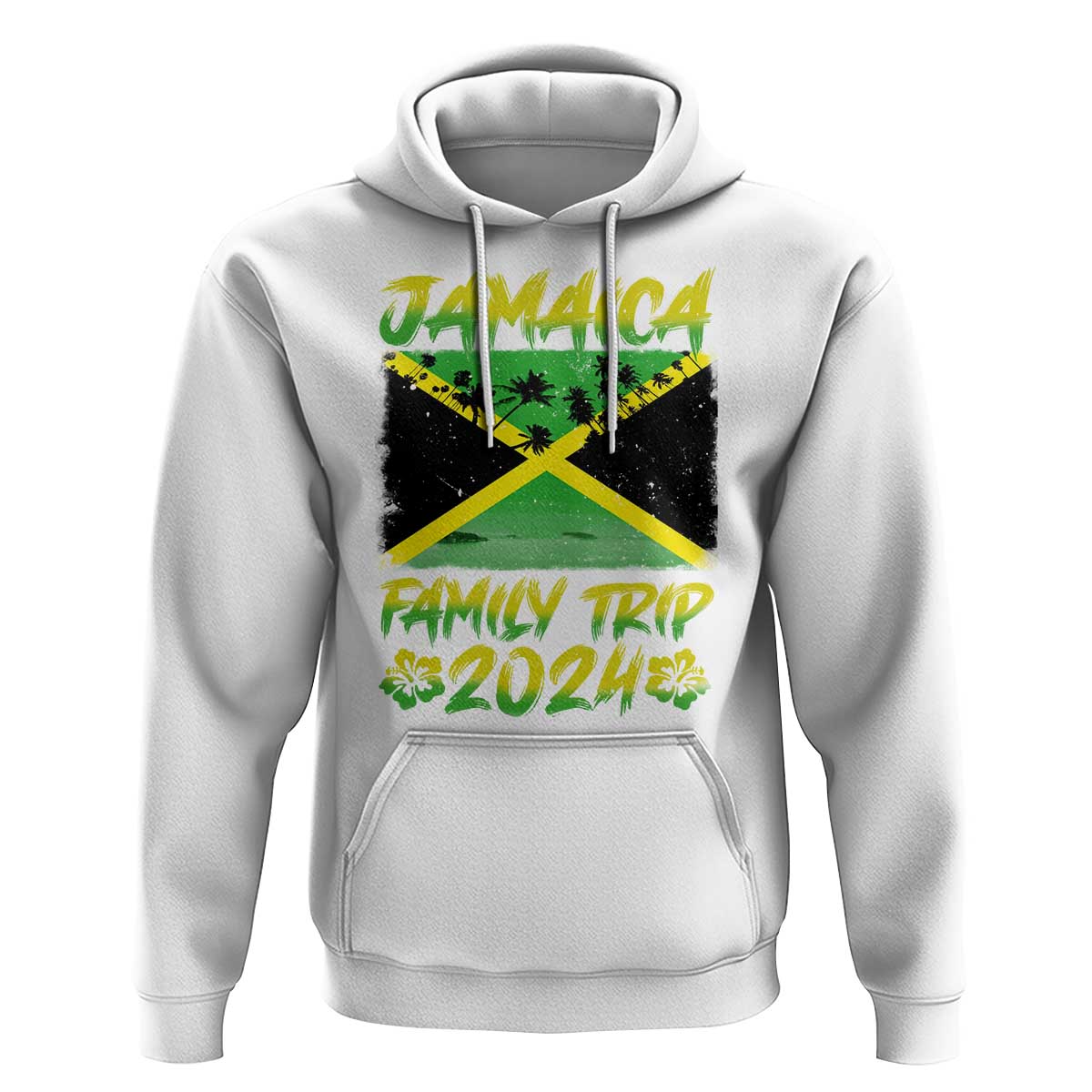 Jamaica Family Trip 2024 Hoodie Beach Vacation Matching Jamaican Caribbean - Wonder Print Shop