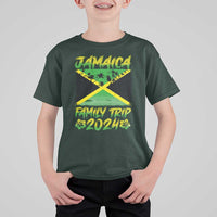 Jamaica Family Trip 2024 T Shirt For Kid Beach Vacation Matching Jamaican Caribbean - Wonder Print Shop