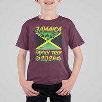 Jamaica Family Trip 2024 T Shirt For Kid Beach Vacation Matching Jamaican Caribbean - Wonder Print Shop