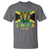Jamaican Independence  EST 1962 Jamaica Flag Lion T Shirt - Wonder Print Shop
