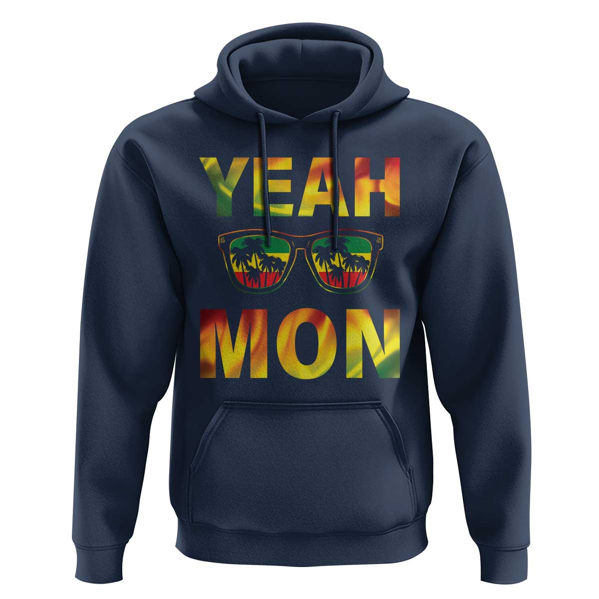 Funny Yeah Mon Jamaican Jamaica Reggae Hoodie - Wonder Print Shop