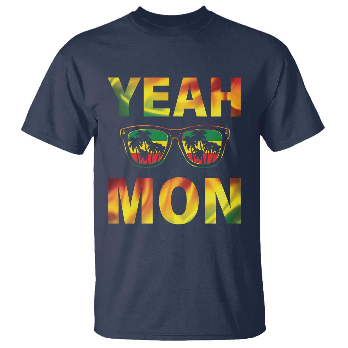 Funny Yeah Mon Jamaican Jamaica Reggae T Shirt - Wonder Print Shop