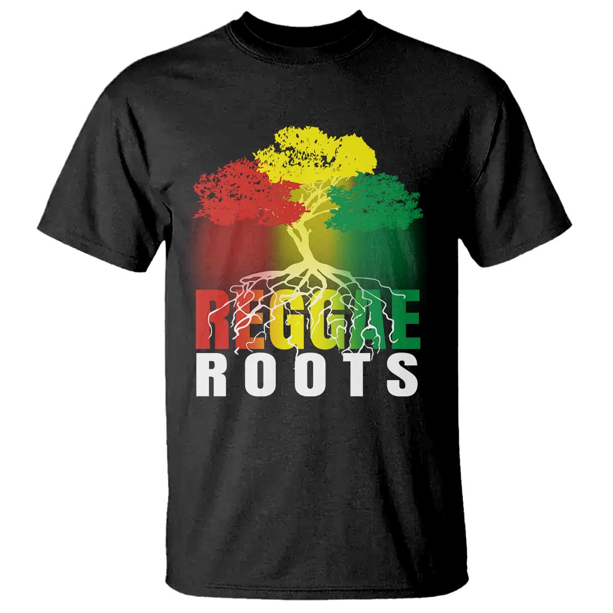 Reggae Roots Rasta Jamaican Music T Shirt - Wonder Print Shop