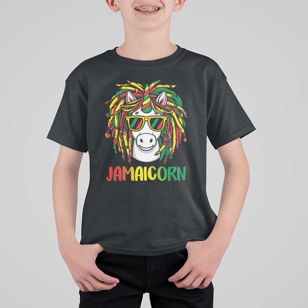 Funny Jamaicorn Jamaican Reggae Unicorn T Shirt For Kid - Wonder Print Shop