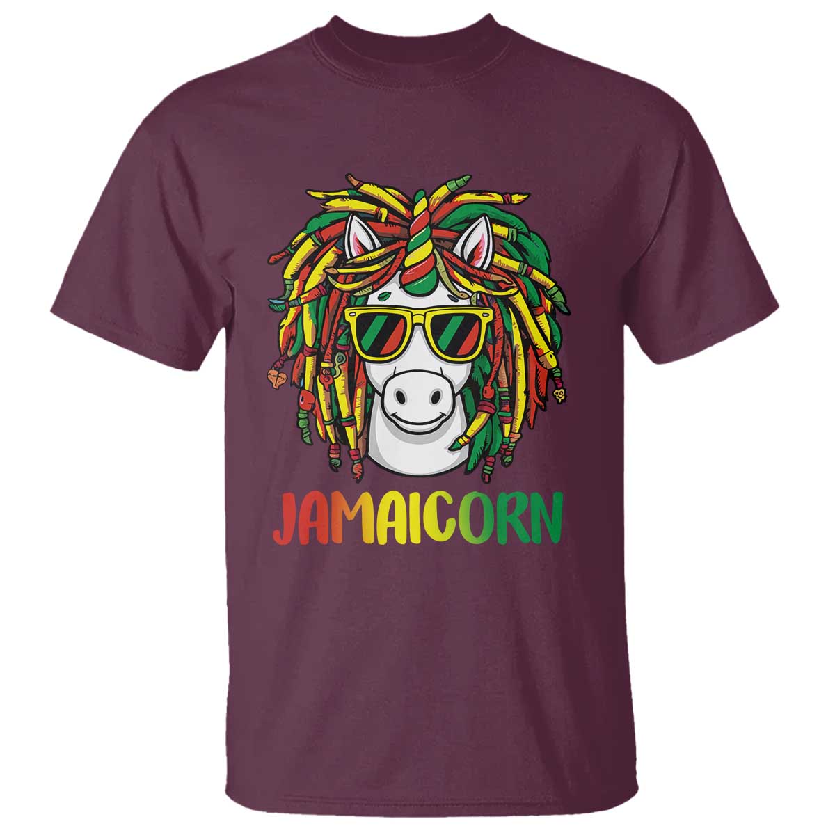 Funny Jamaicorn Jamaican Reggae Unicorn T Shirt - Wonder Print Shop