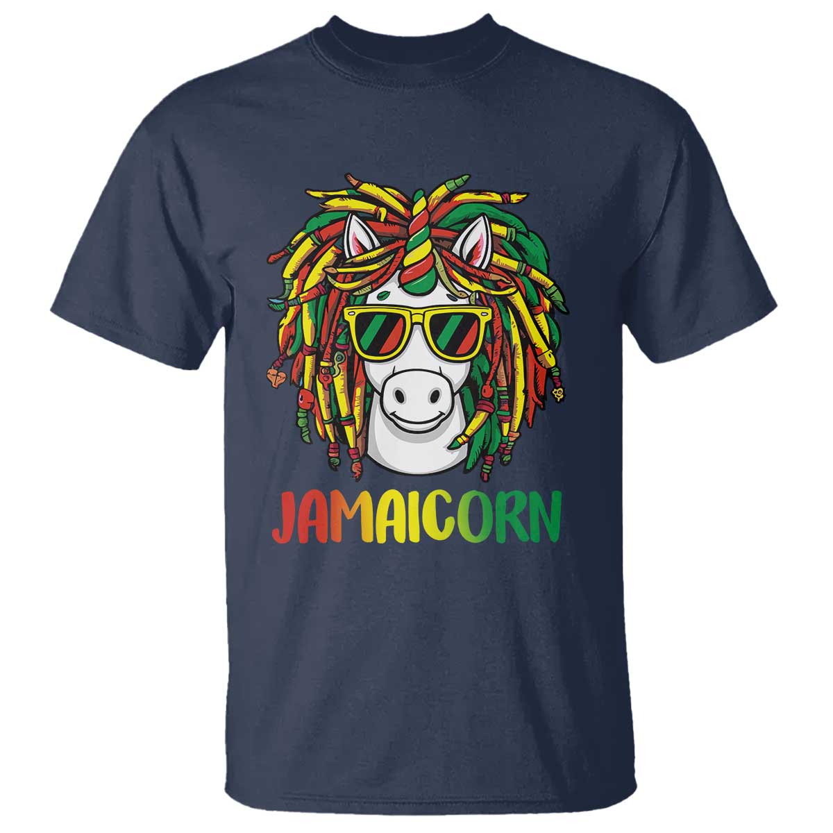 Funny Jamaicorn Jamaican Reggae Unicorn T Shirt - Wonder Print Shop