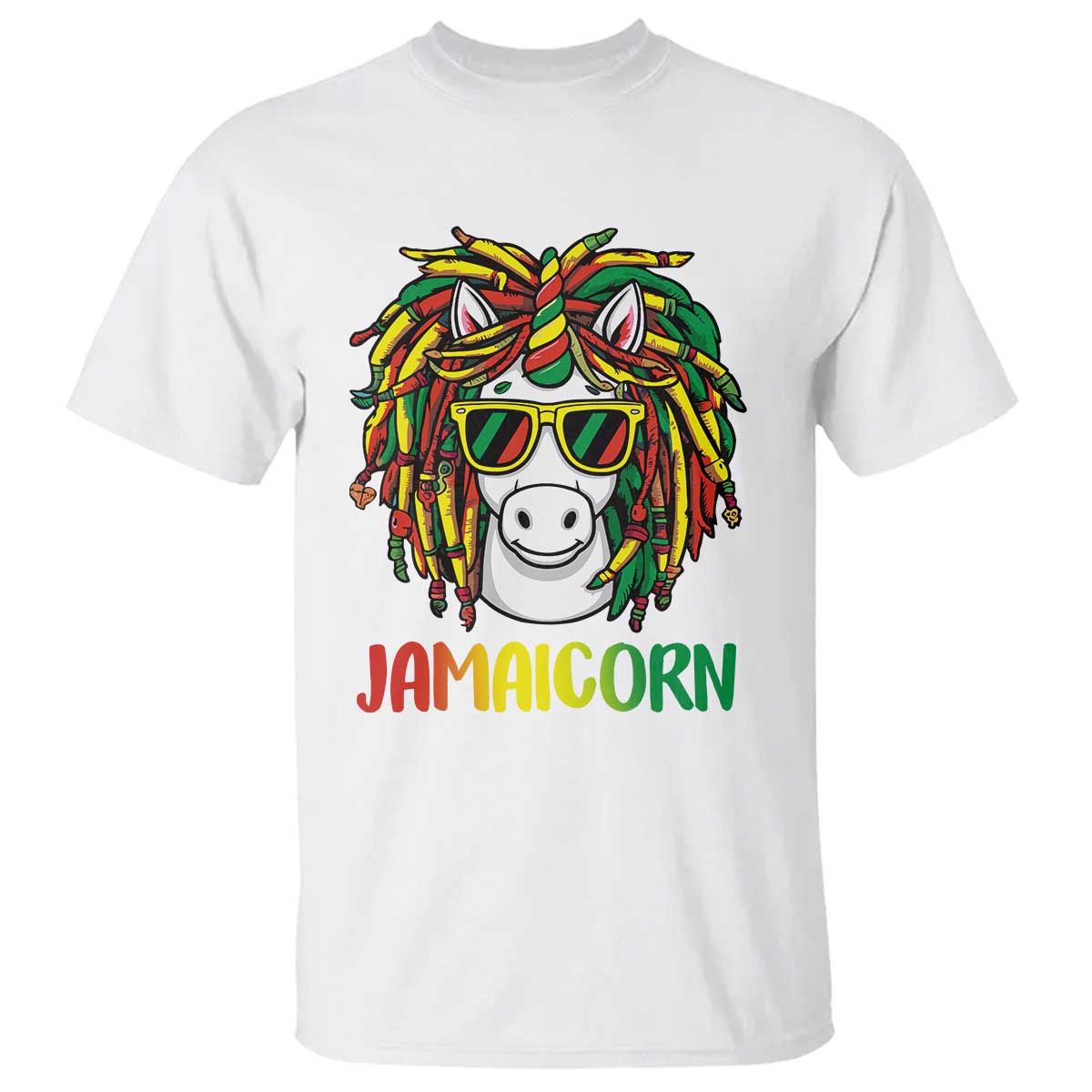 Funny Jamaicorn Jamaican Reggae Unicorn T Shirt - Wonder Print Shop