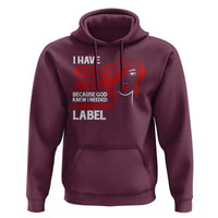 Redhead Hoodie I Have Red Hair Warning Label - Wonder Print Shop