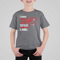 Redhead T Shirt For Kid I Have Red Hair Warning Label - Wonder Print Shop