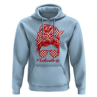 Redhead Life Hoodie Natural Red Hair Messy Bun Girl - Wonder Print Shop