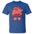 Redhead Life T Shirt Natural Red Hair Messy Bun Girl - Wonder Print Shop