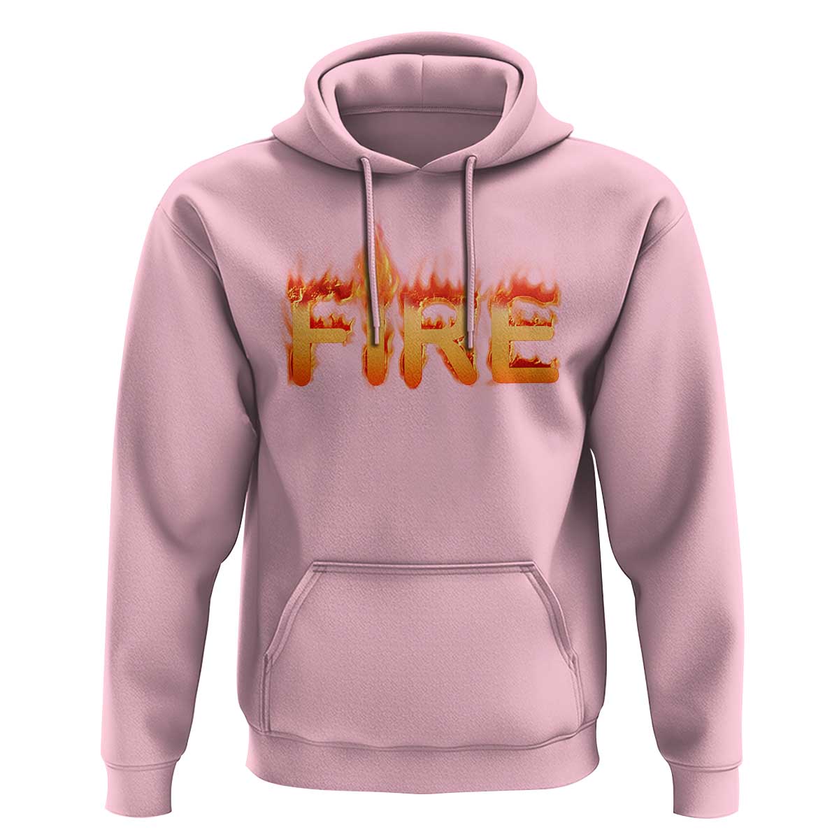 Couple Matching Fire And Ice Hoodie Typographic Fire
