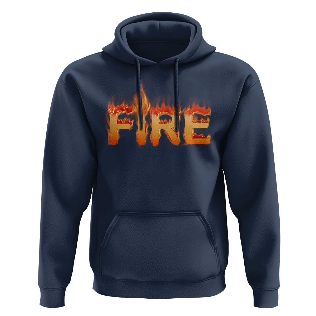 Couple Matching Fire And Ice Hoodie Typographic Fire