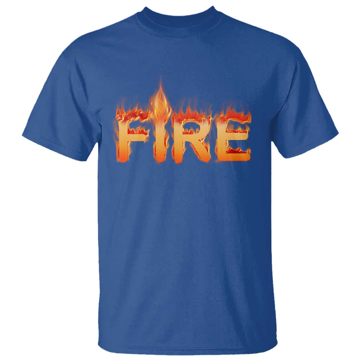 Couple Matching Fire And Ice T Shirt Typographic Fire