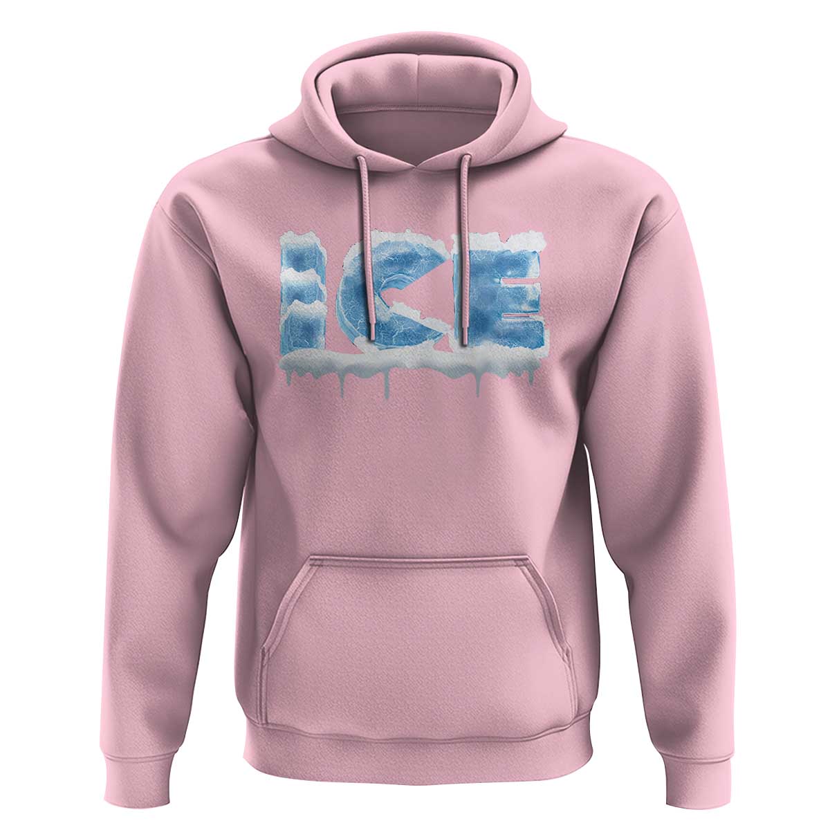 Couple Matching Fire And Ice Hoodie Typographic Ice
