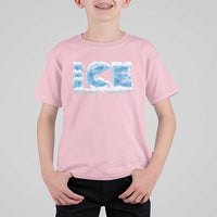 Couple Matching Fire And Ice T Shirt For Kid Typographic Ice