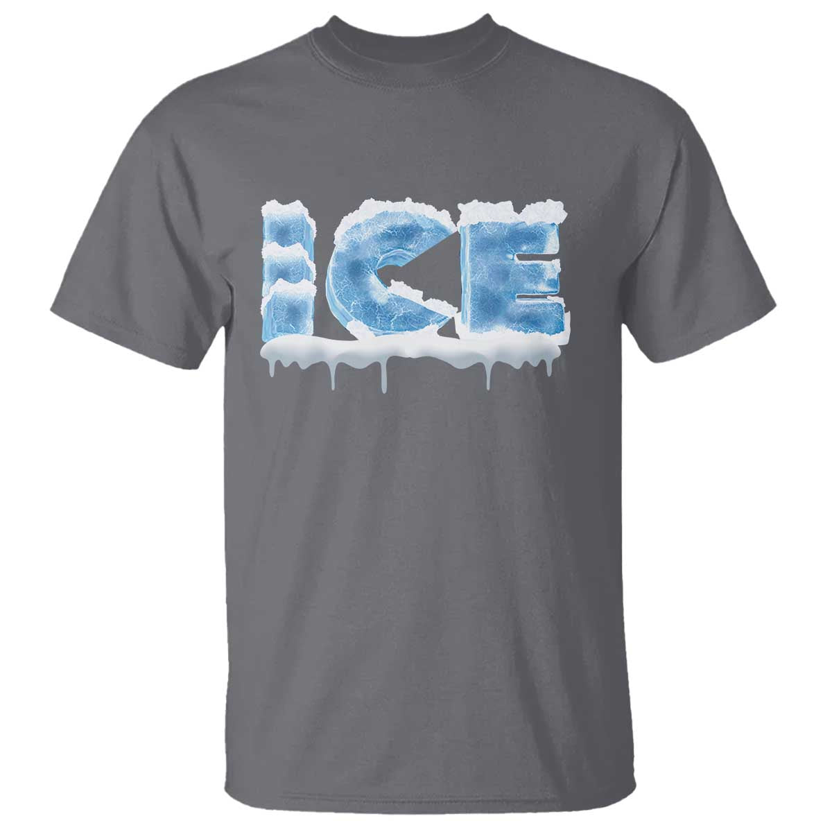 Couple Matching Fire And Ice T Shirt Typographic Ice