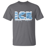 Couple Matching Fire And Ice T Shirt Typographic Ice