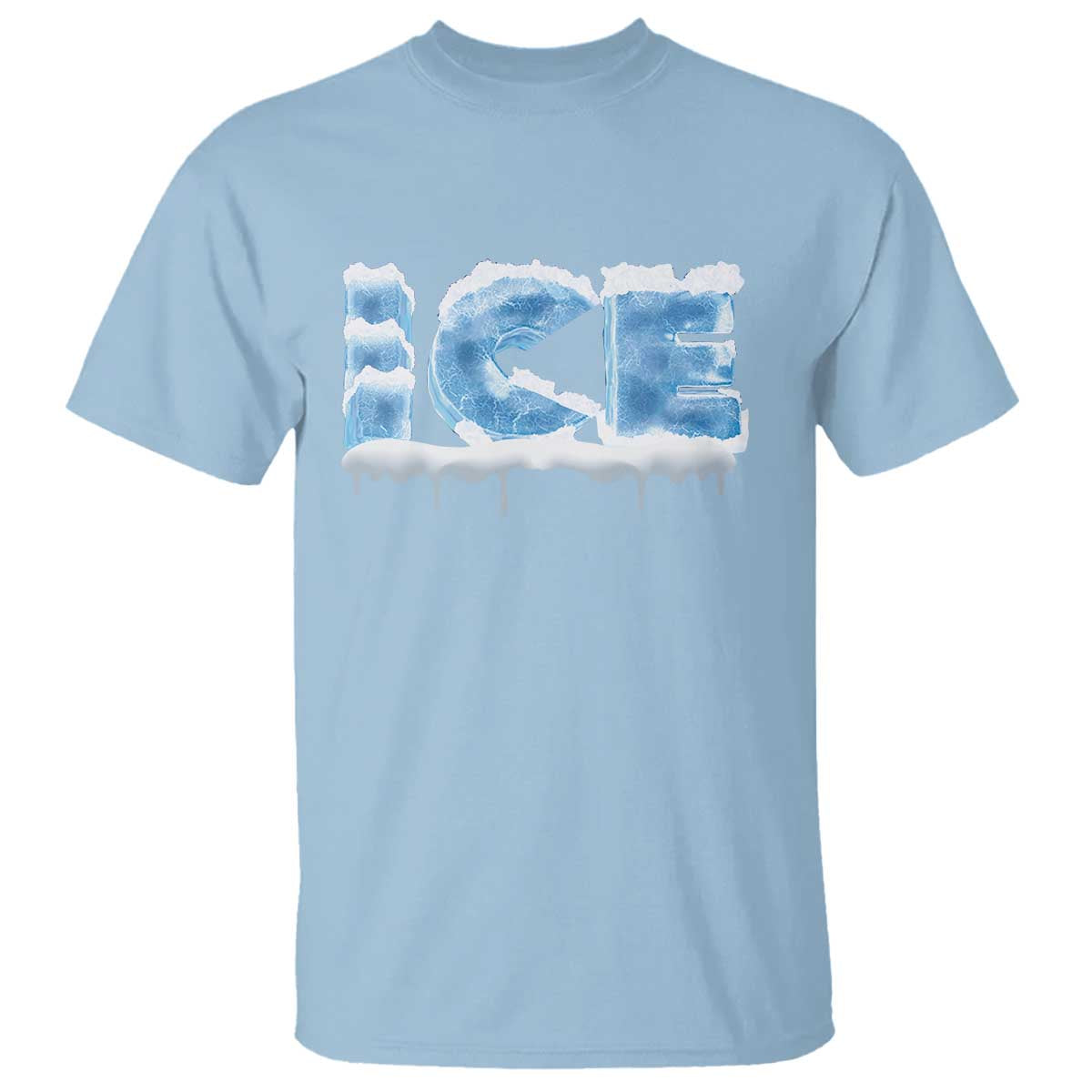 Couple Matching Fire And Ice T Shirt Typographic Ice