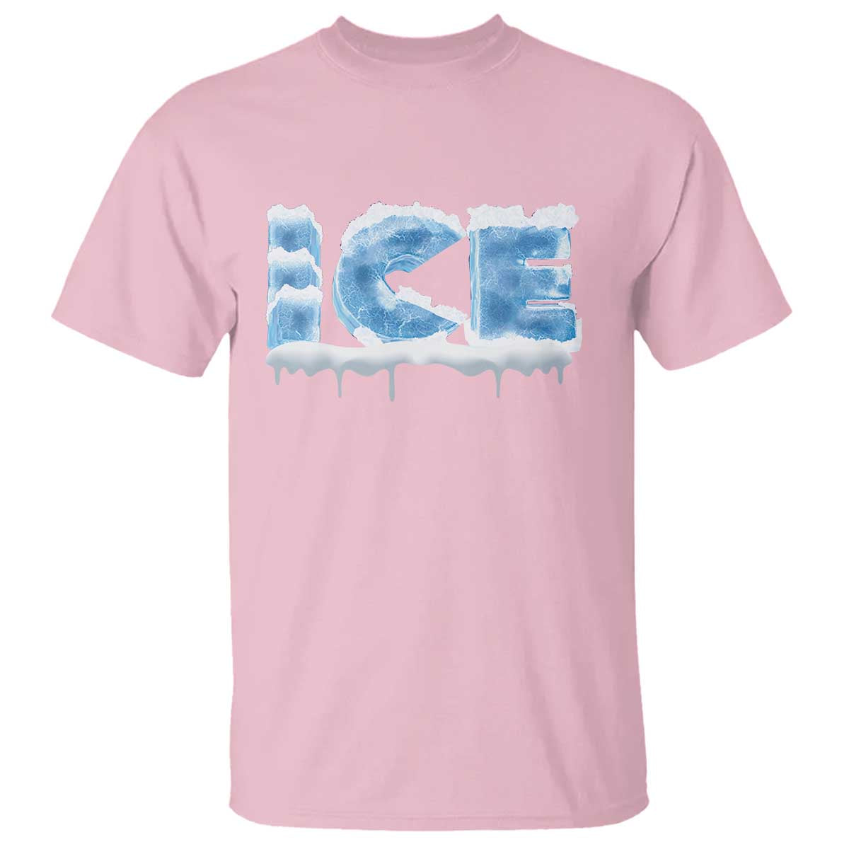 Couple Matching Fire And Ice T Shirt Typographic Ice