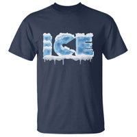 Couple Matching Fire And Ice T Shirt Typographic Ice