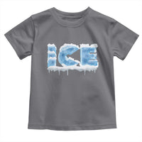 Couple Matching Fire And Ice Toddler T Shirt Typographic Ice