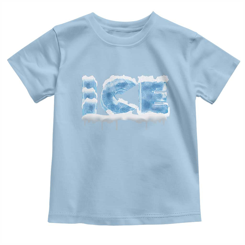 Couple Matching Fire And Ice Toddler T Shirt Typographic Ice