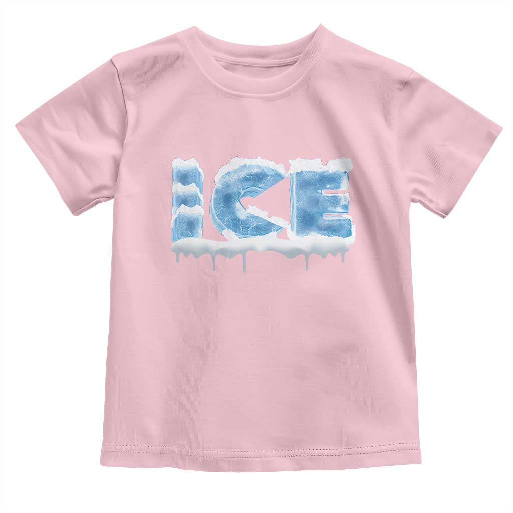 Couple Matching Fire And Ice Toddler T Shirt Typographic Ice