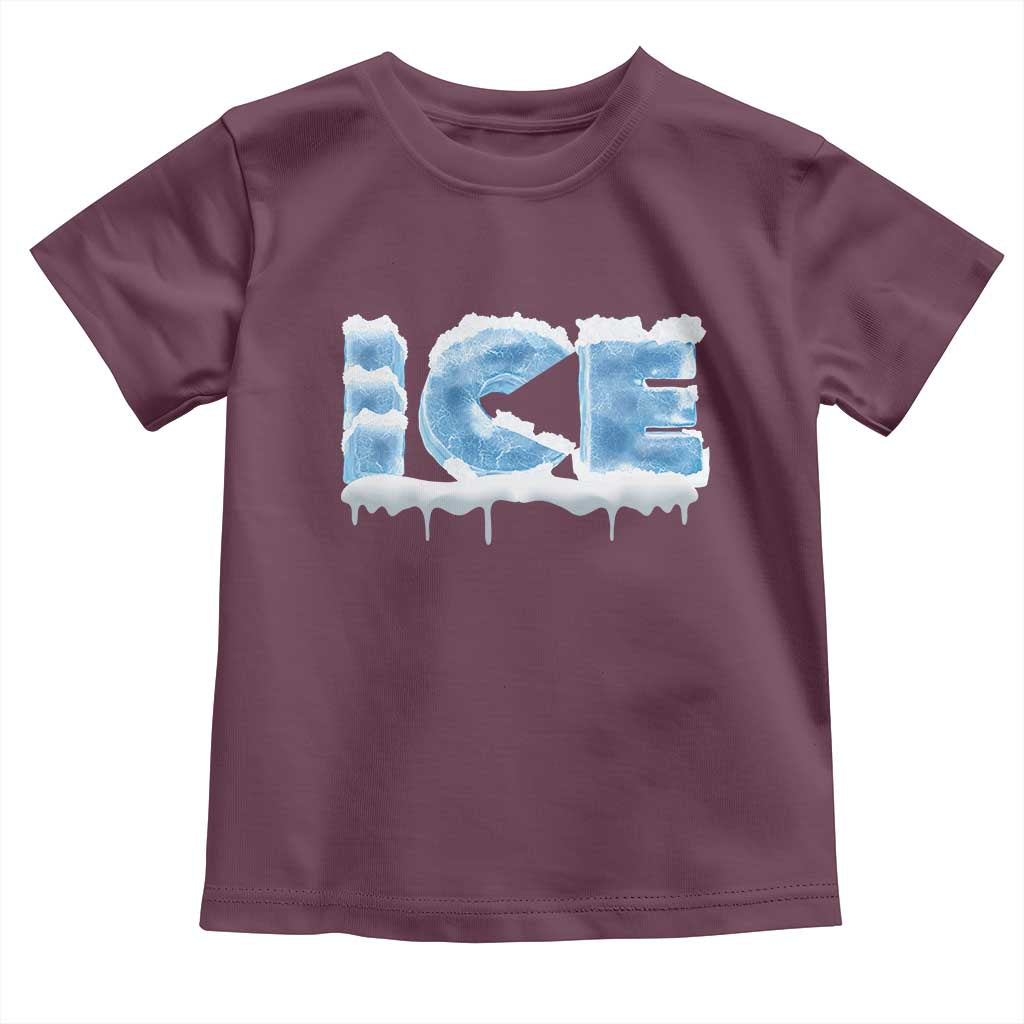 Couple Matching Fire And Ice Toddler T Shirt Typographic Ice