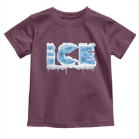Couple Matching Fire And Ice Toddler T Shirt Typographic Ice