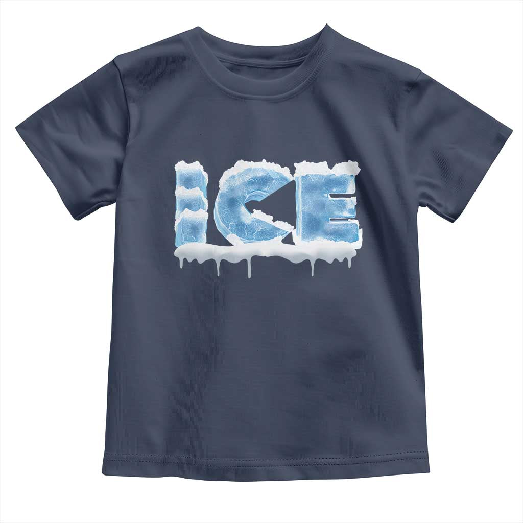 Couple Matching Fire And Ice Toddler T Shirt Typographic Ice