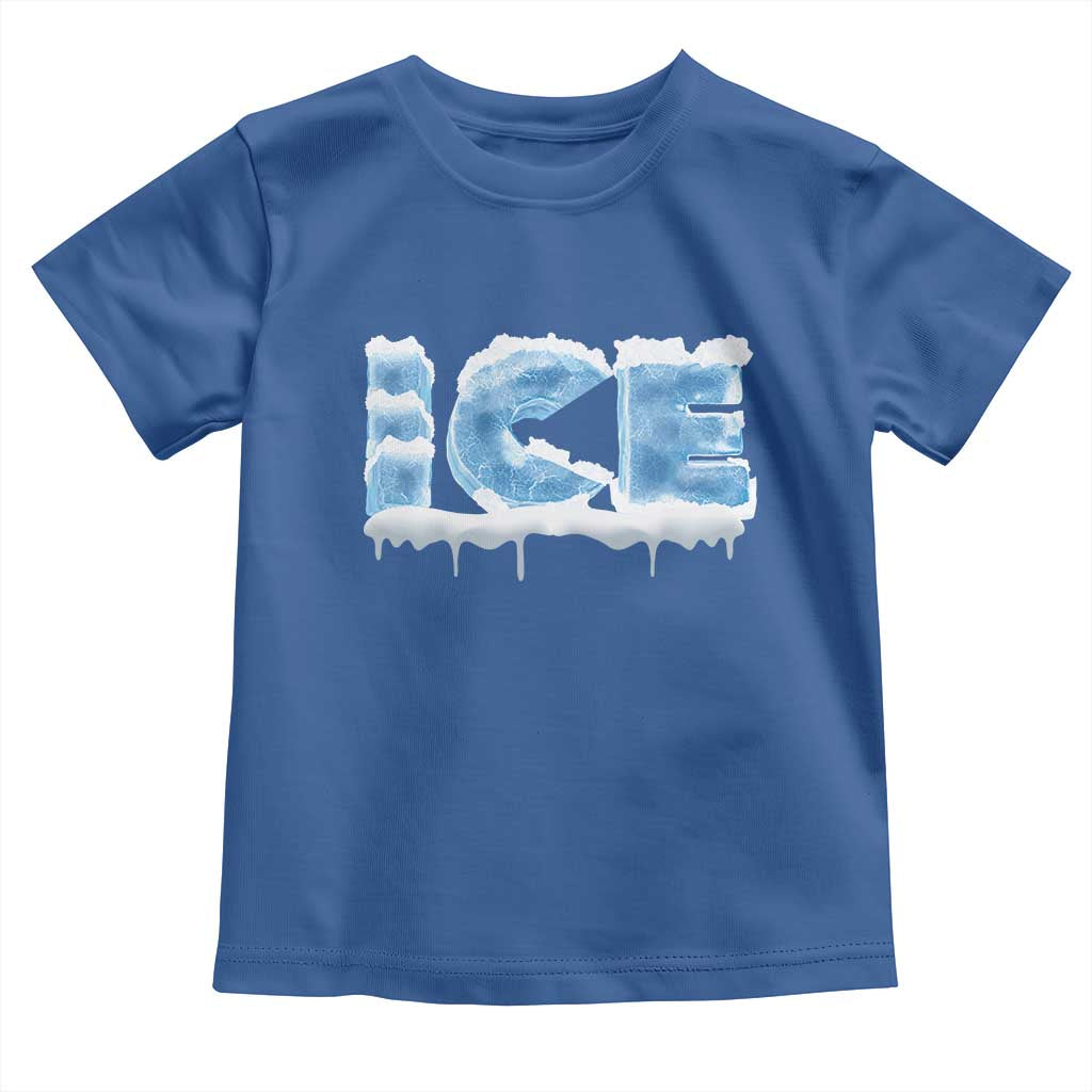 Couple Matching Fire And Ice Toddler T Shirt Typographic Ice