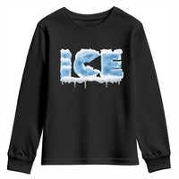 Couple Matching Fire And Ice Youth Sweatshirt Typographic Ice