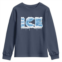 Couple Matching Fire And Ice Youth Sweatshirt Typographic Ice