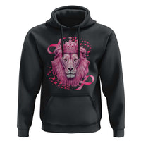 Breast Cancer Awareness Pink Lion Warrior Hoodie