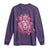 Breast Cancer Awareness Pink Lion Warrior Long Sleeve Shirt